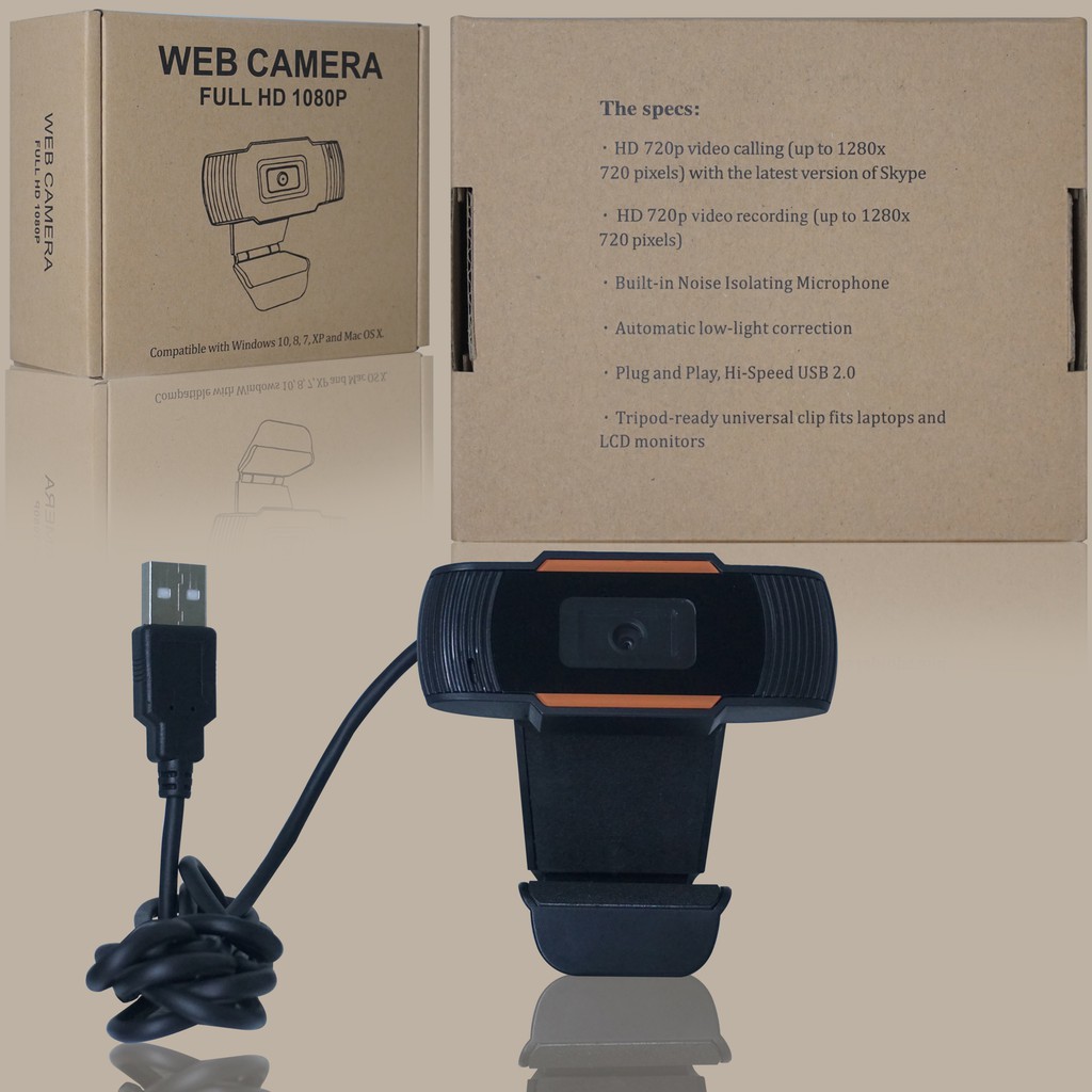 OneSOS Webcam Autofocus Full HD 1080p | 720p With Microphone