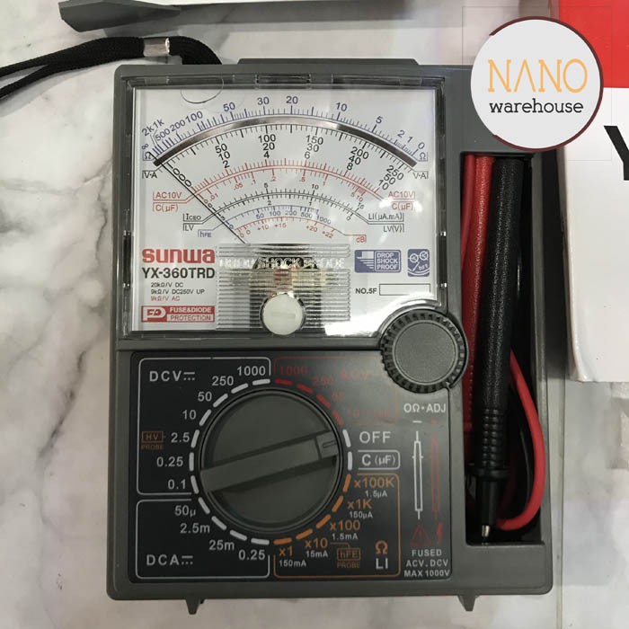 Multitester Avometer Tester Sunwa YX-360TRD