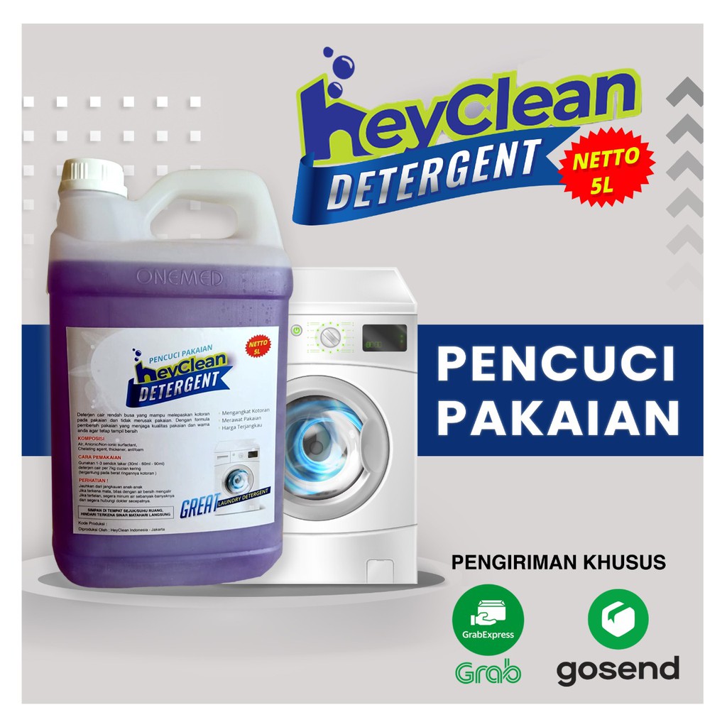 

Deterjen Cair Ekonomis Galon 5 liter