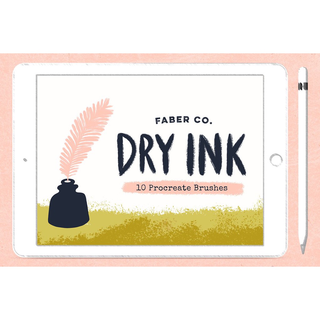 Procreate Brush - Dry Ink Procreate Brushes