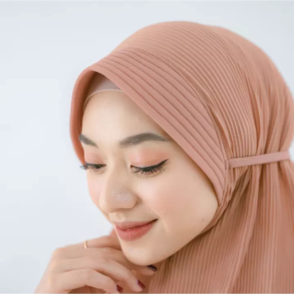 PUTIA PET TALI BERGO PLISKET HIJAB MARYAM JILBAB KHIMAR KERUDUNG