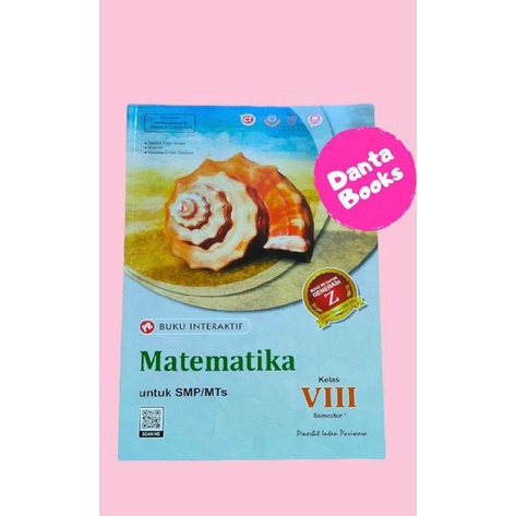 Buku PR/LKS Kelas VIII Matematika- SMP Kelas 8 Intan Pariawara- SMP Kelas 2 Edisi 2022