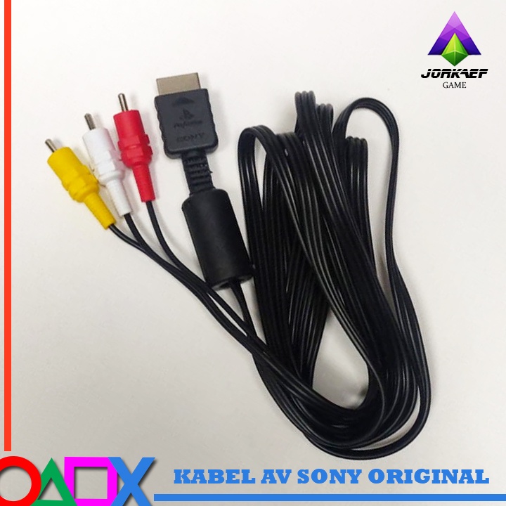 KABEL AV PS2 ORI - AV CABLE PLAYSTATION 2 ORIGINAL - PS2 AV CABLE