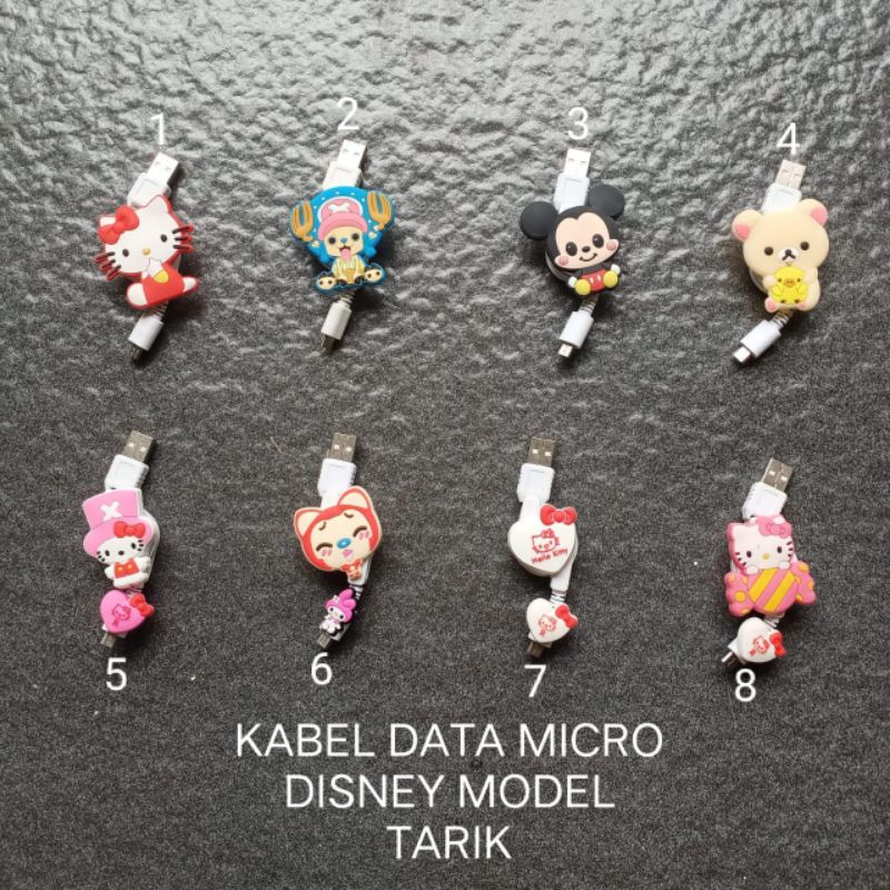 Kabel Data Universal Micro USB ( 8 Model ) Blackberry &amp; Samsung dll cable kabel charger cager chager cas casan