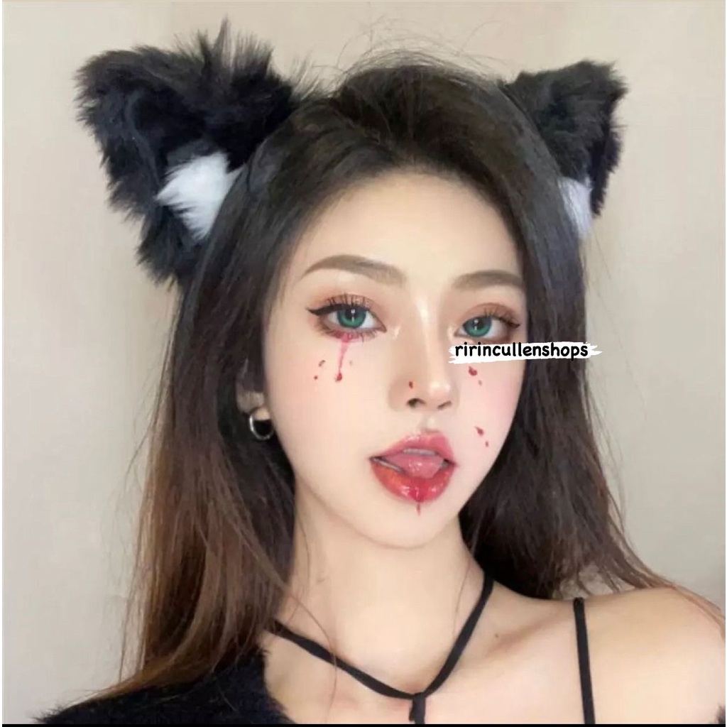 RCS ✅ Bando kuping kucing bulu bando cosplay bando telinga kucing