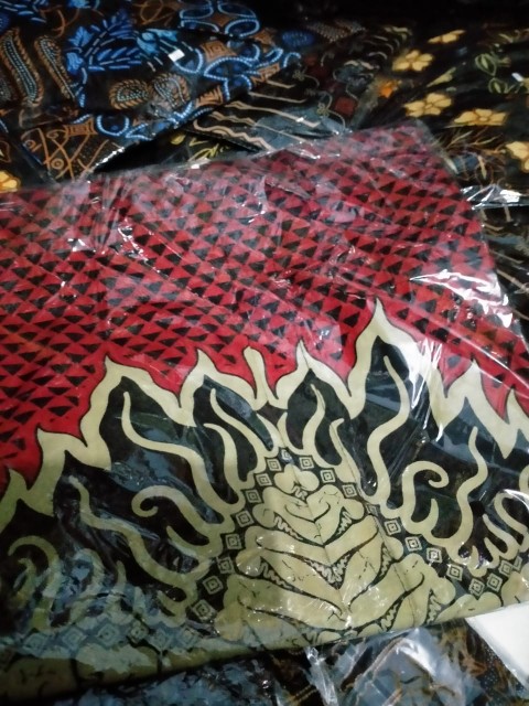 Kemeja Batik Pria Lengan Panjang Murah Seragam M L Xl Xxl