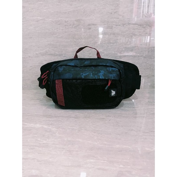 Tas Selempang Pria 921281 STALKER BLK KALIBRE ORIGINAL - WAISTBAG Pria KALIBRE STALKER - Tas Pinggan