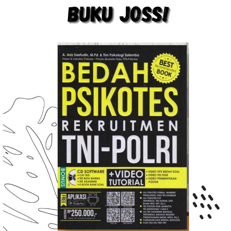 Buku BEDAH PSIKOTES REKRUITMEN TNI-POLRI