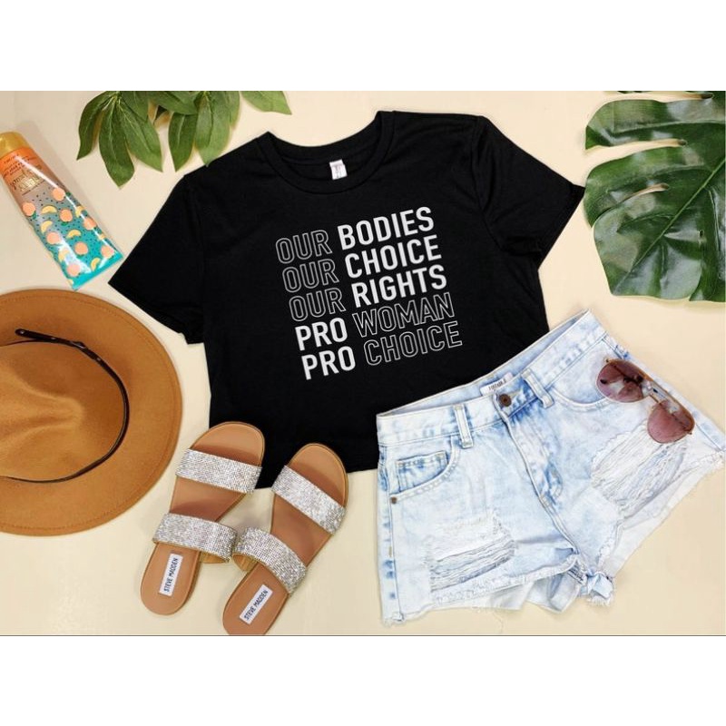 Crop Top OVERSIZE (M - 3XL) Kaos Crop Atasan Top Tee CropTop PRO WOMAN Big Size StreetWear Ulzzang Korean Style Cotton Combed