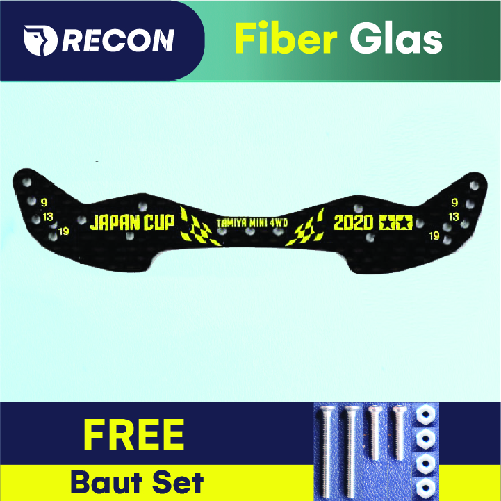 Bemper REP Tamiya STO FRP WIDE FRONT PLATE 1.5MM Japan-CUP2020  15498