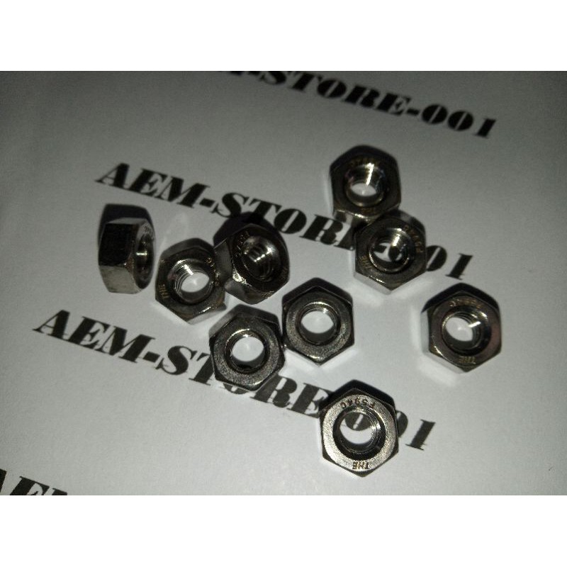 Mur 1/4&quot; stainless 304