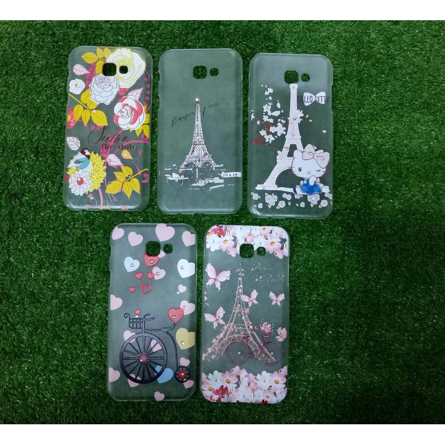 Hardcase Motif Bunga Samsung A7 2017