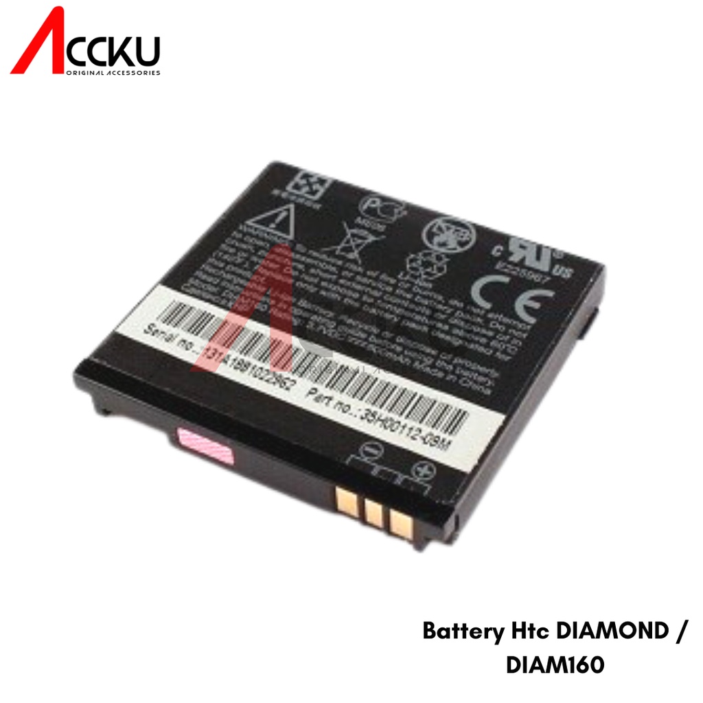 BATTERY / BATERAI HTC DIAMOND / DIAM160 ORIGINAL 100%