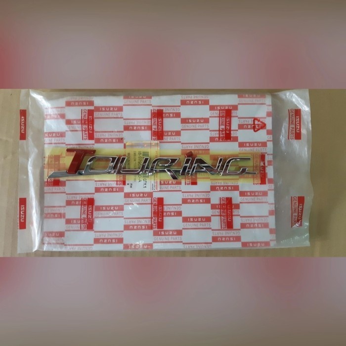 Stiker Emblem Logo TOURING Mobil Isuzu Panther Touring