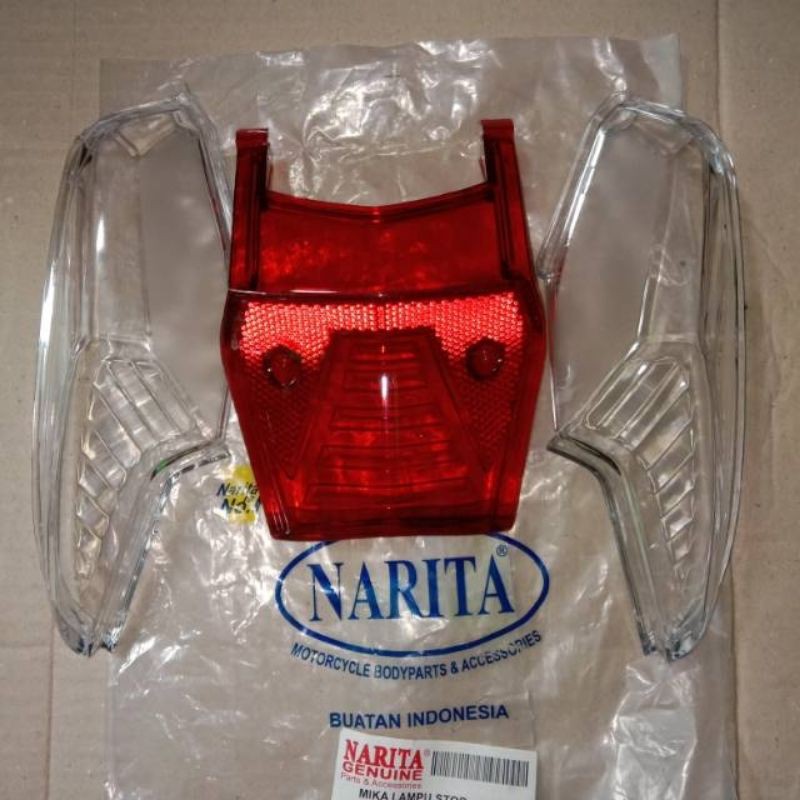 lensa mika kaca lampu stop belakang supra x 125 karburator putih