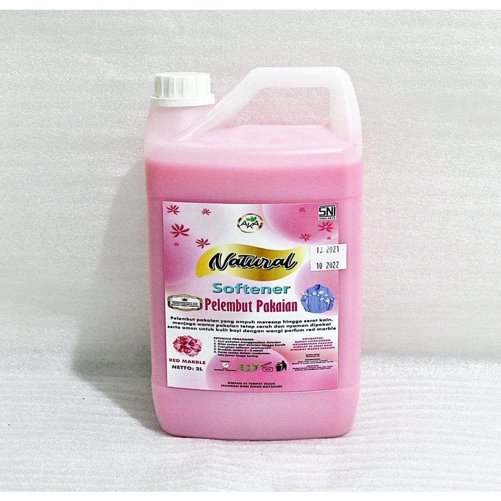 Softener Pelembut Pakaian Natural Red Marble dan Blue Sky 2 Liter