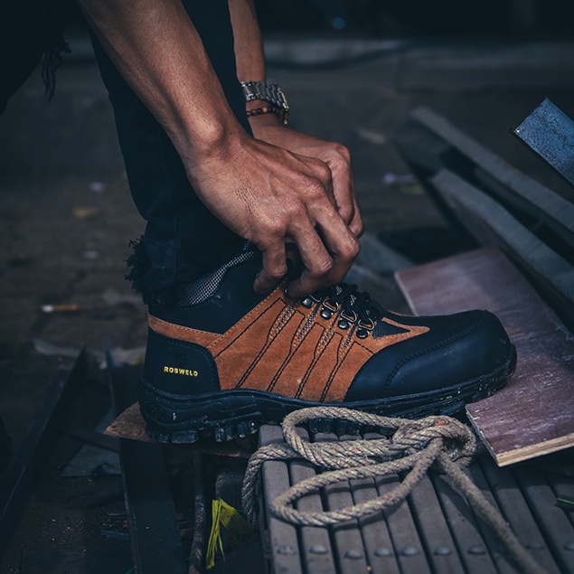 Sepatu Safety Pria, Sepatu Safety Ujung Besi Proyek Kerja Lapangan, Sepatu Safety Outdoor, Sepatu Pria Septy Keren Terbaru BISA COD BAYAR DI TEMPAT-Robweld Original