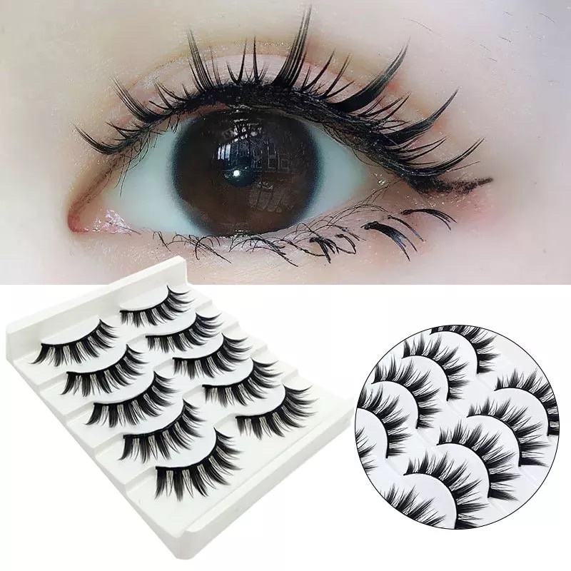 DEVIL LASHES - NEW 5 Pairs Japanese Serious Makeup False Eyelashes Long Thick Eye Lash Extension Fashion Beauty Tools