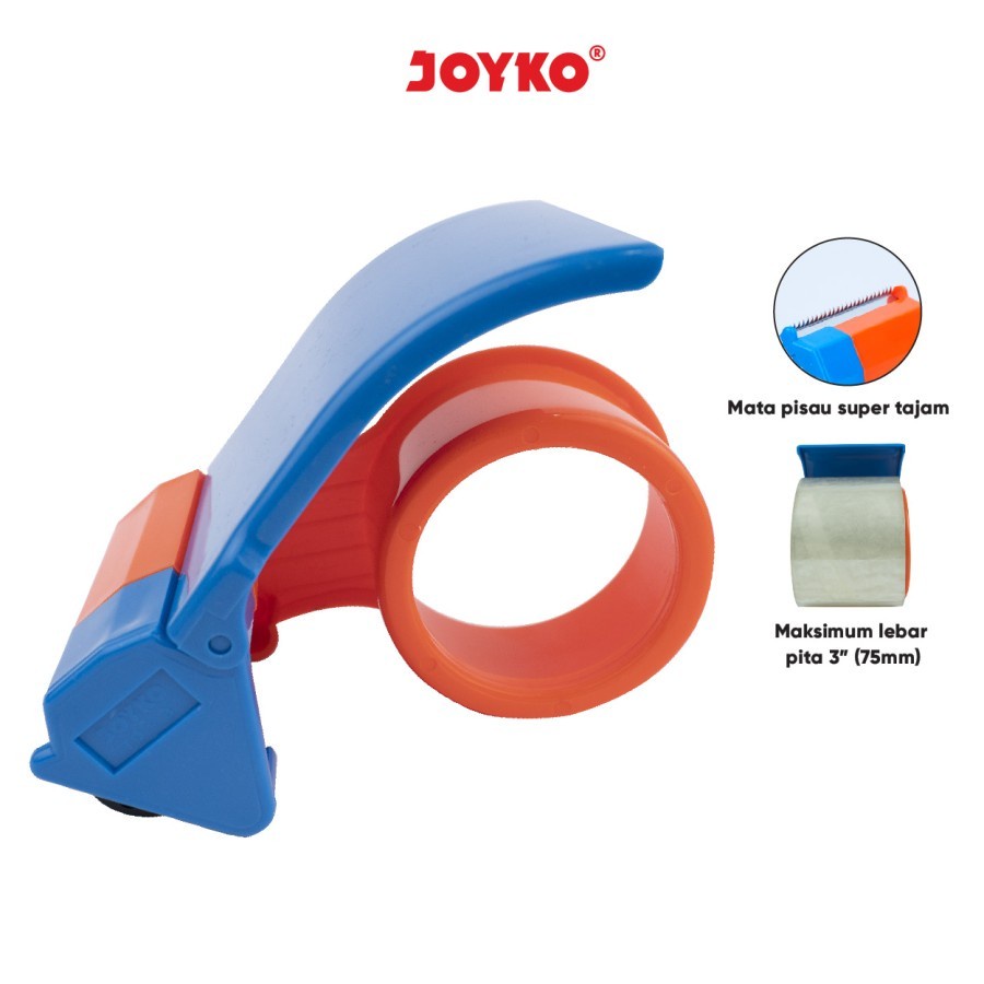 

Pemotong Tape / Dispenser Lakban 3" / Tape Cutter Joyko 3" TD-3