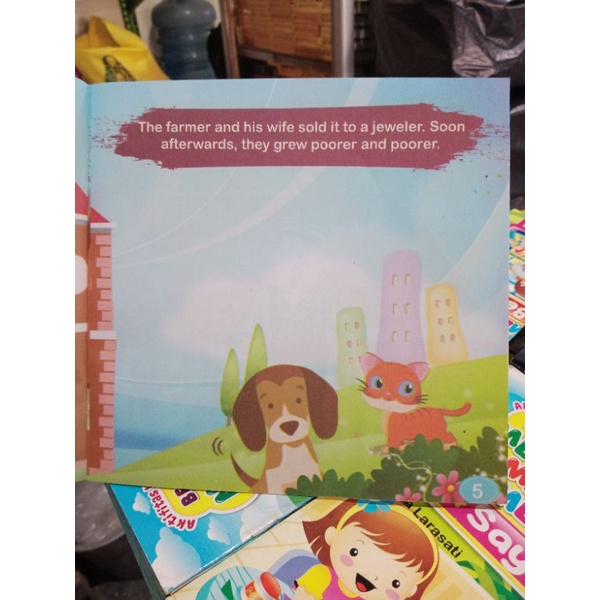 Buku Seri Fabel Inspiratif Kucing Licik &amp; Anjing Pintar (19×19cm)