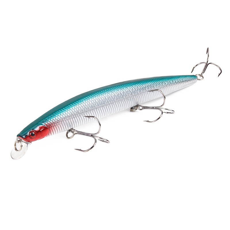 Shengyao 1Pcs Minnow Umpan Pancing 18cm/23g Swimbait Fishing Lure Ikan Bass Bait Floating Kail Artificial Bait Tackle