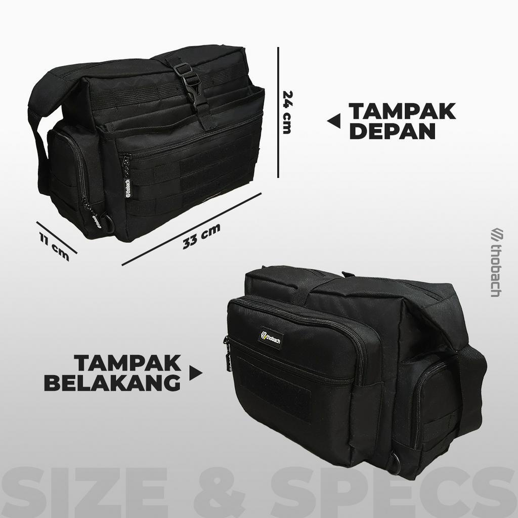 THOBACH-MINI TRAVEL BAG JAGER TAS SELEMPANG PRIA WANITA