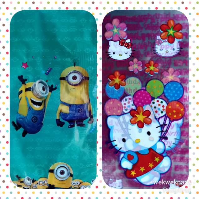 

17x35 Plastik Goodie Bag Kantong Snack Kue Ultah Karakter Minion - Hello Kitty