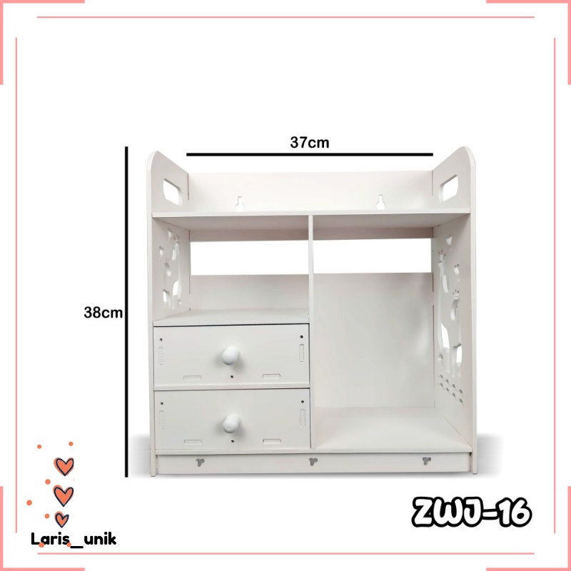 PROMO Rak Samping Tempat Tidur Storage Cabinet Tempat Penyimpan Kamar Mandi rak serbaguna Rak Sudut Rak Kamar Mandi Rak Kosmetik Lemari Mini Rak Gantung Meja Sudut Meja Hias mini