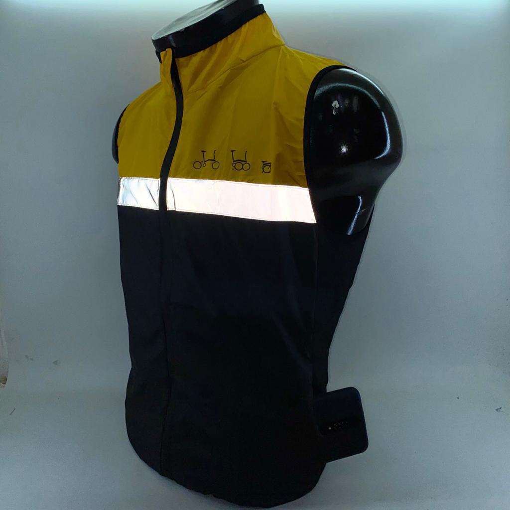 Rompi Sepeda Lipat Pria Wanita UNISEX Vest Bersepeda Gowes Waterproof