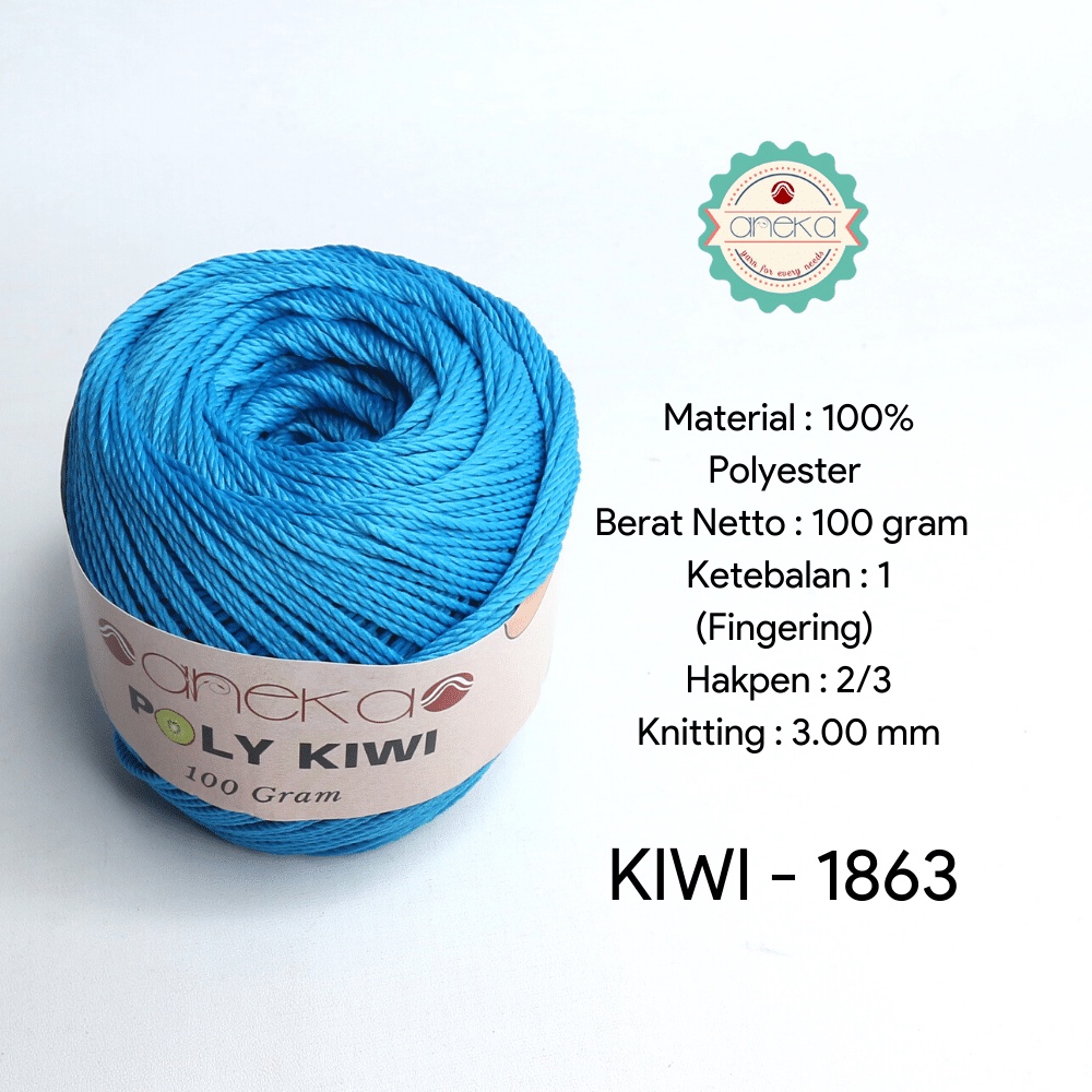 Benang Rajut Poli / Poly Kiwi Yarn - PREMIUM - 1863