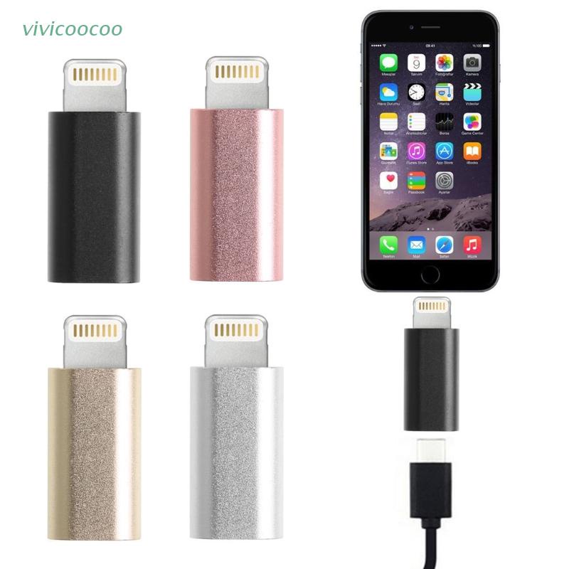 VIVI   USB Type C Female To 8-Pin Lightning Male Converter Adapter For iPhone iPad iPod