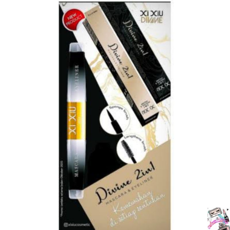 ☃Cutezz_Ching1☃Xi Xiu Divine 2In1 Mascara &amp; Eyeliner