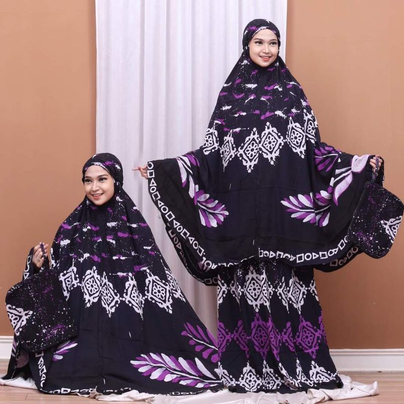 Mukena Batik Bahan Halus Adem Mukena Dewasa