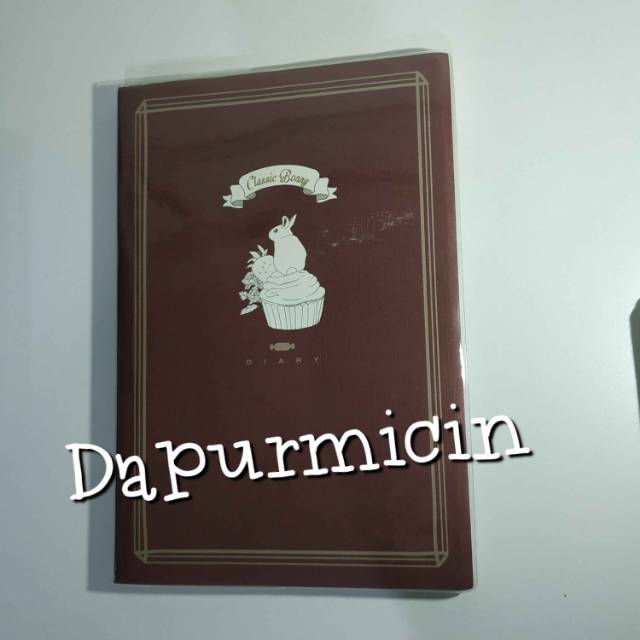 

Diary Classic Bunny / Diary Book / Buku agenda tanpa tahun