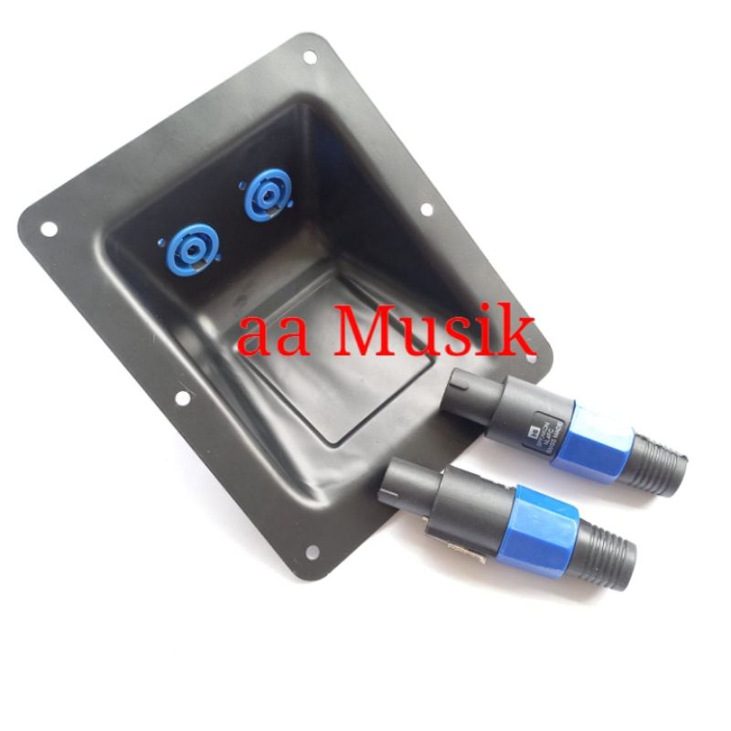 PANEL BOX SPEAKER CEKUNG BAHAN BESI PLUS SPIKON
