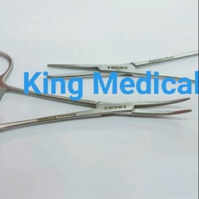 Crile Haemostatic Forcep Lurus/Bengkok Renz 14cm