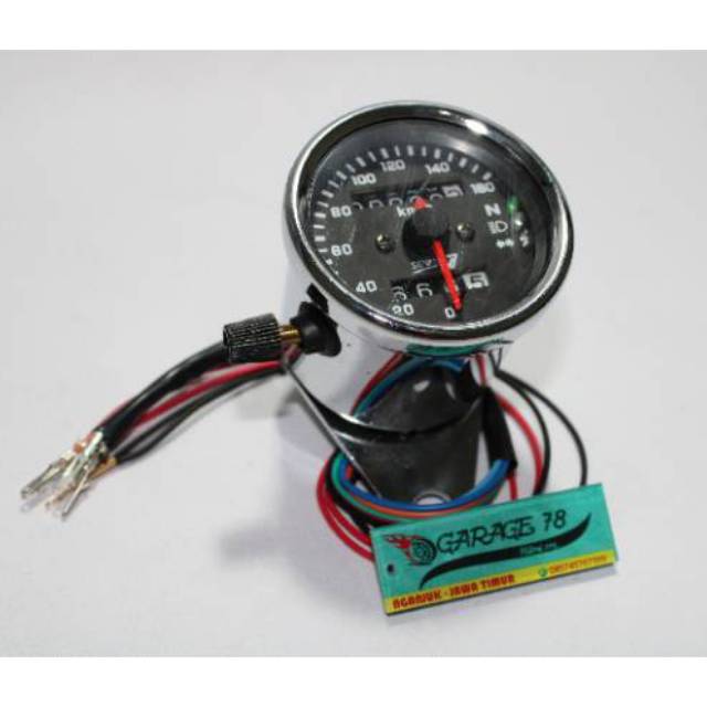 Speedometer bulat custom universal