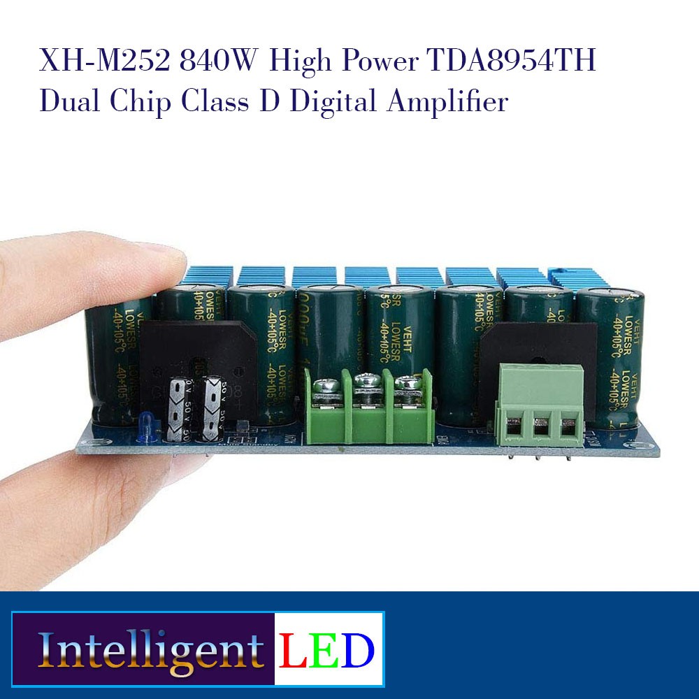 XH-M252 840W High Power TDA8954TH Dual Chip Class D Digital Amplifier