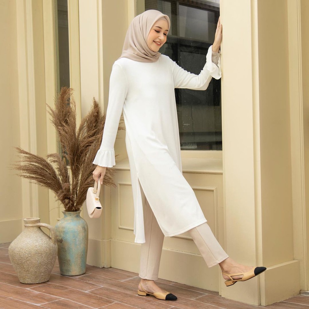 DHINKA TUNIK White (XL) by Heaven Lights