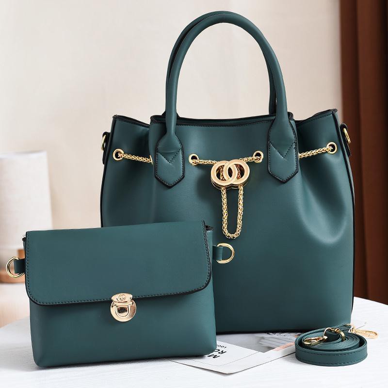 BJ23186 (2IN1) - BLACK/BROWN/GREEN/KHAKI/RED - TAS IMPORT TAS WANITA FASHION IMPORT MODIS ELEGAN TERMURAH TERLARIS TERBARU BAGSTORE JAKARTA TAS BATAM JT3186 BQ2780