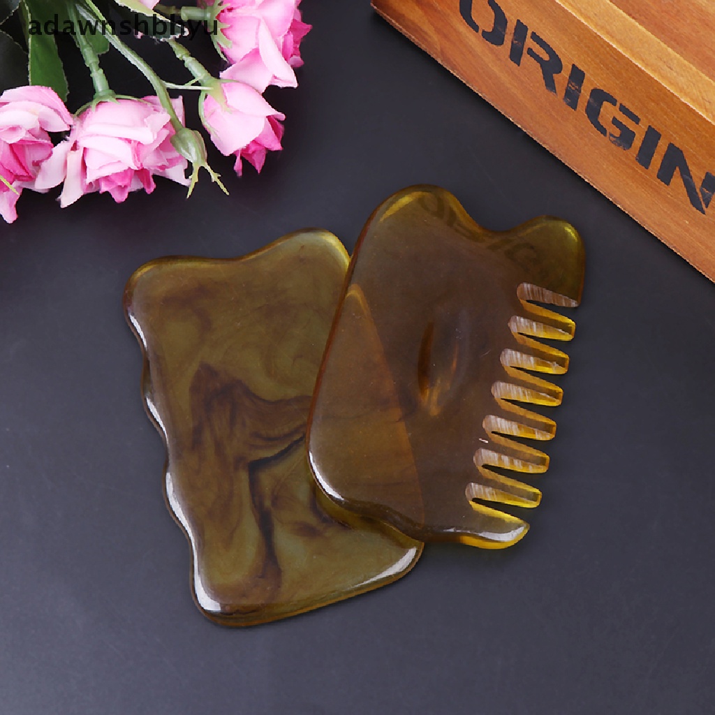 Sisir Pijat Gua Sha Bahan Resin Untuk Kesehatan