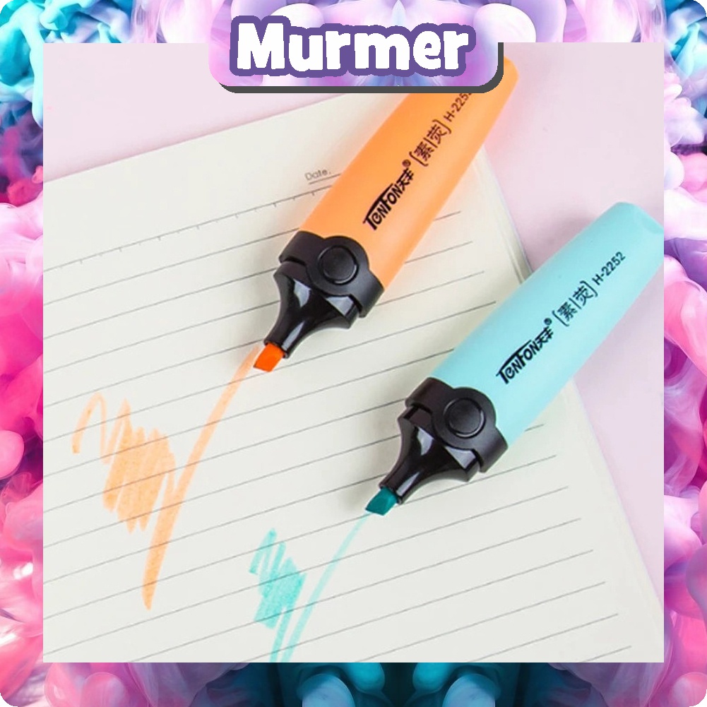 

MurmerOfficial Pen Highlighter Pastel Colour Pen Journal Marker Pen Alat Tulis Replacement Penanda Warna S016