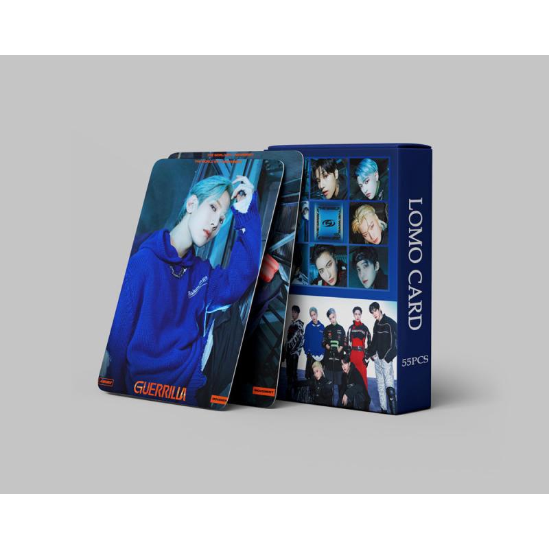 55pcs / Kotak Kartu Pos LOMO Foto ATEEZ THE WORLD EP 1: Motion Guerrilla Album