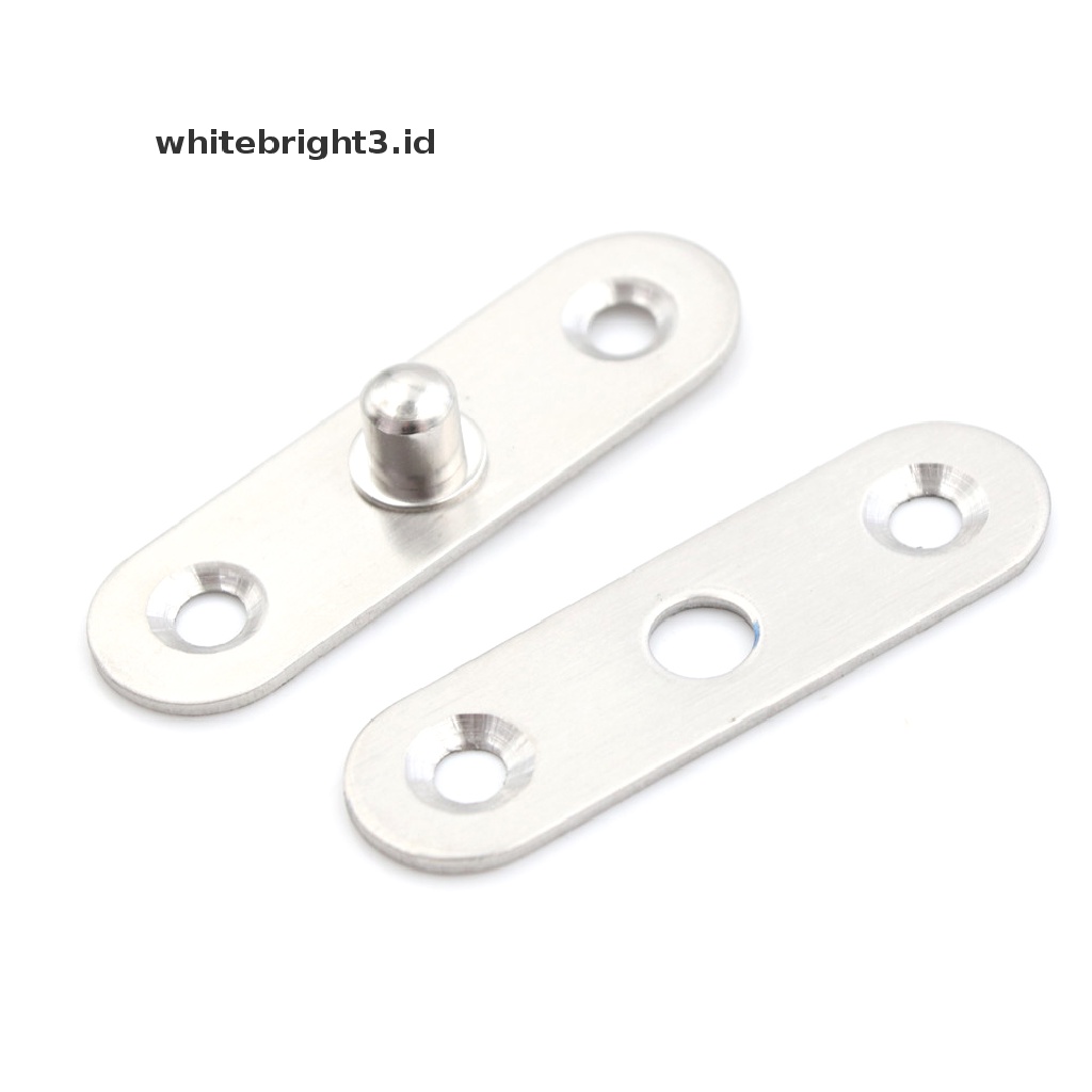 (whitebright3.id) Engsel Pintu Putar 360 Derajat Bahan Stainless Steel Ukuran 56mm