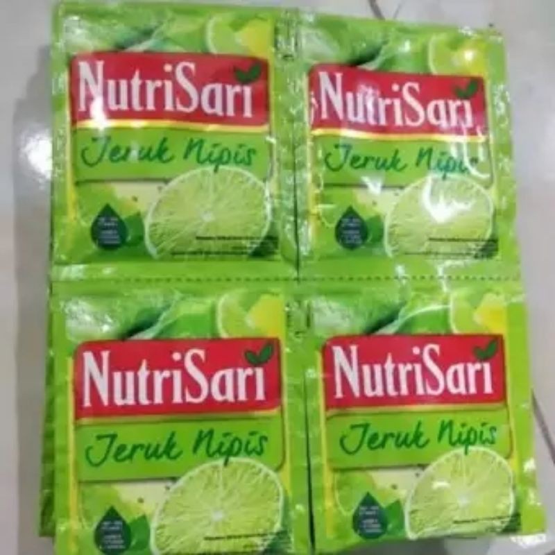 

Nutrisari Rasa Jeruk Nipis 1 Rcg isi 10 sachet