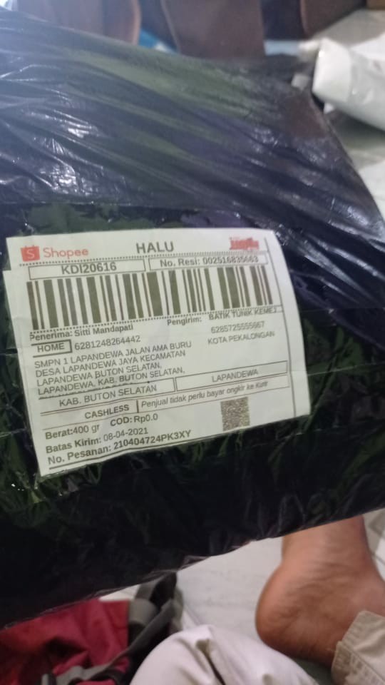 Tunik Atasan Batik Seragam Batik Solo Batik Pekalongan Baju Batik Wanita Td 035