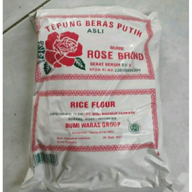

tepung beras rose brand 500gram