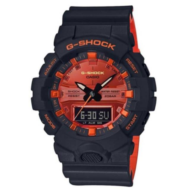 Jam Tangan Pria Casio G-Shock GA-800BR-1ADR Original-Hitam