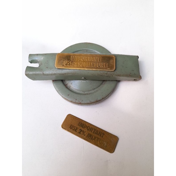 emblem tutup tangki vespa vbb super sprint bajaj