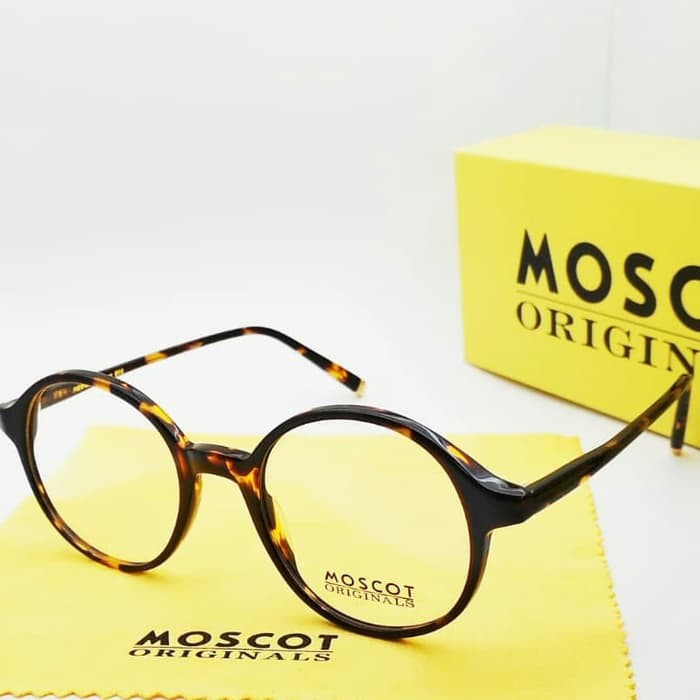Frame Kacamata Minus Pria Wanita- Moscot Devon- Bahan Plastik Acetate Kualitas Premium- Model Bulat